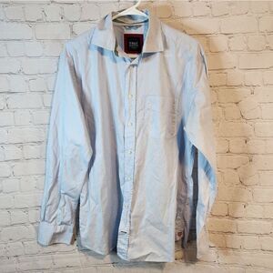 Men's True Measure longsleeve button-down shirt, size Medium